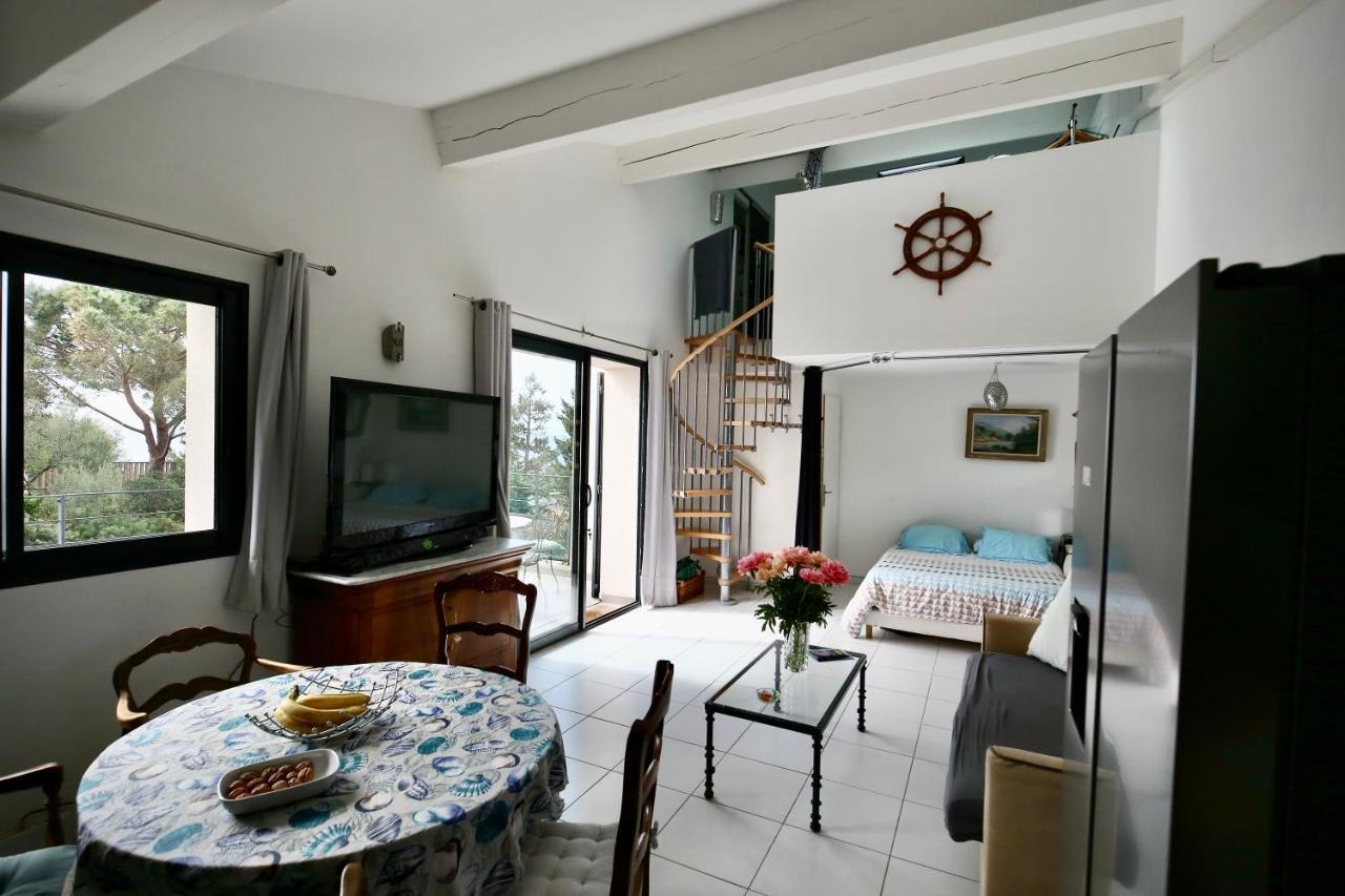 Duplex Vue Mer Plage De Saint-Clair Le Lavandou Exterior foto